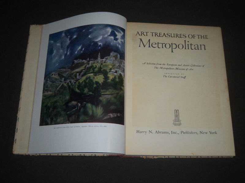 1952 ART TREASURES OF THE METROPOLITAN EDITED BY MARSHALL B. DAVIDSON - I 1178