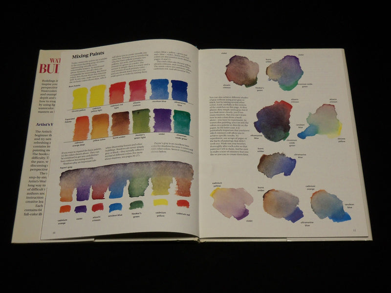 1992 WATERCOLORS BUILDINGS HARDCOVER BOOK BY BAGNALL - NICE PHOTOS - I 1936