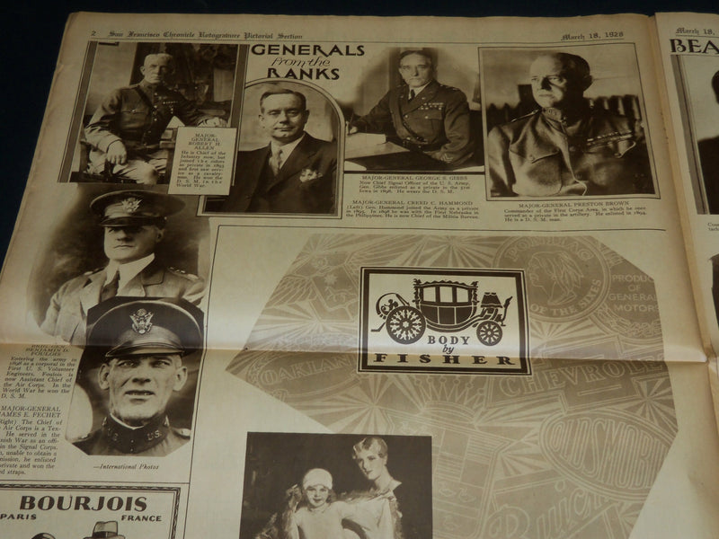 1928 MAR 18 SAN FRANCISCO CHRONICLE ROTO - PASSION PLAY - BOBBY JONES - NP 5107