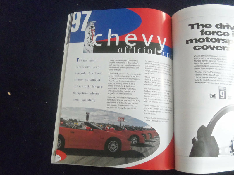 1997 AUGUST 17 PENNZOIL 200 RACING PROGRAM -NEW HAMPSHIRE INTL RACEWAY- SP 3804R