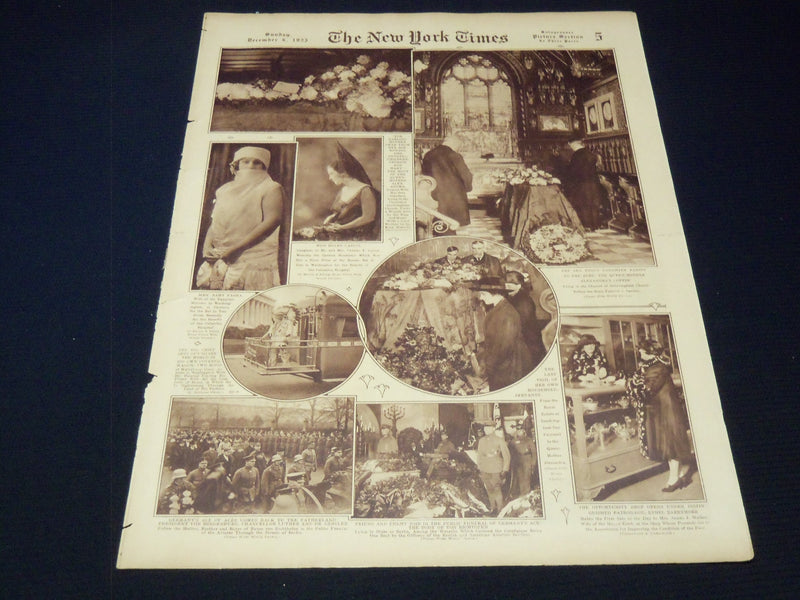 1925 DECEMBER 6 NEW YORK TIMES PICTURE SECTION - COCOANUTS - MARX BRO. - NT 9471