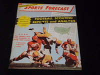 1958 VOL 2 #1 SPORTS FORECAST MAGAZINE - FOOTBALL SCOUTING REPORTS - E 7945