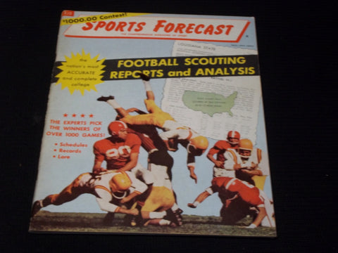 1958 VOL 2 #1 SPORTS FORECAST MAGAZINE - FOOTBALL SCOUTING REPORTS - E 7945