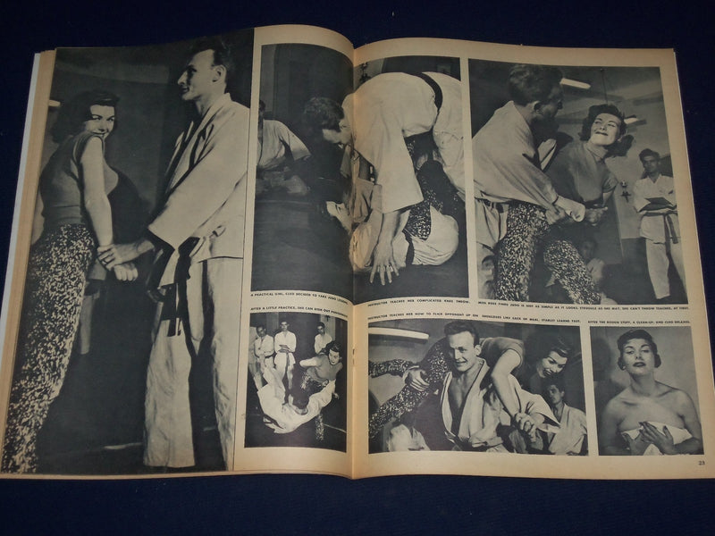 1955 SEPTEMBER NIGHT AND DAY MAGAZINE - ANITA EKBERG & ELAINE DEMING - J 1521