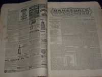 1884 JAN-DEC THE HOUSEHOLD MONTHLY JOURNAL BOUND VOLUME - 12 ISSUES - KD 2305