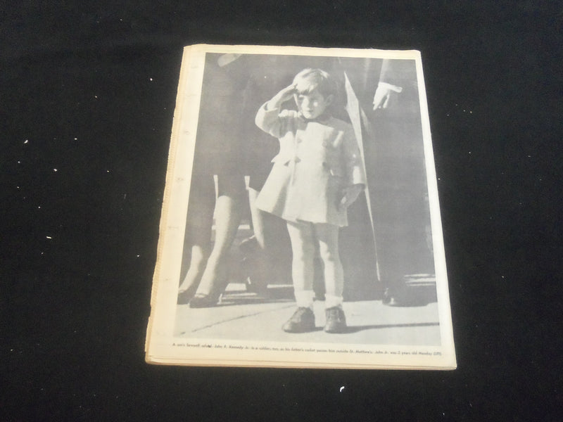1963 NOVEMBER 26 CHICAGO DAILY TIMES NEWSPAPER -JOHN F. KENNEDY FUNERAL- NP 5798