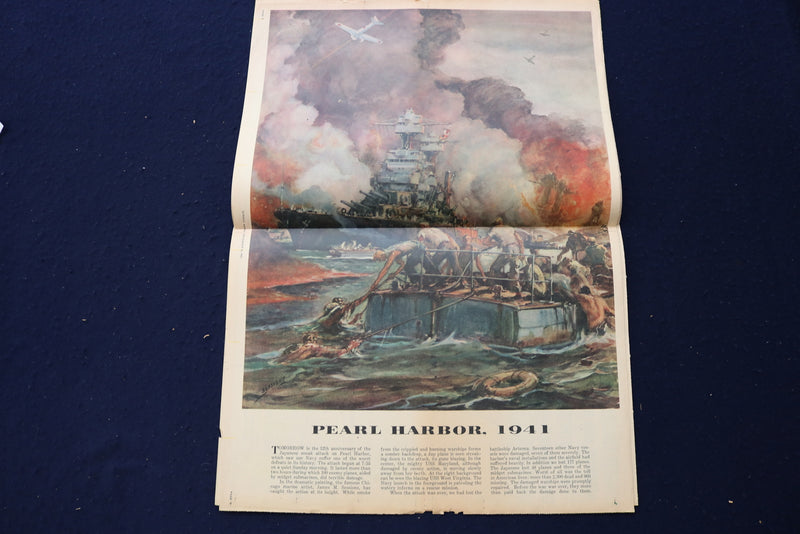 1953 DEC 6 SUNDAY NEWS PICTURE NEWSPAPER - DANA ANDREWS - PEARL HARBOR - E 22782