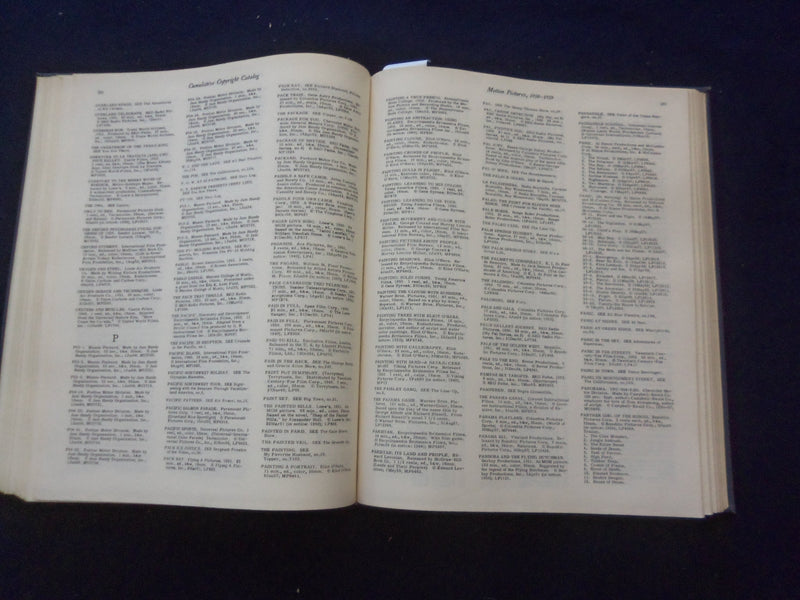 1960 MOTION PICTURES 195-1959 HARDCOVER BOOK -COPYRIGHT ENTRIES CATALOG- KD 8590