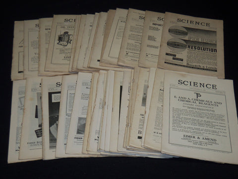 1934-1944 SCIENCE MAGAZINE LOT OF 39 ISSUES - O 3226C