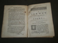 1666 A SERMON PREACHED BEFORE THE KING & SERMON BEFORE THE COURT - J 4801