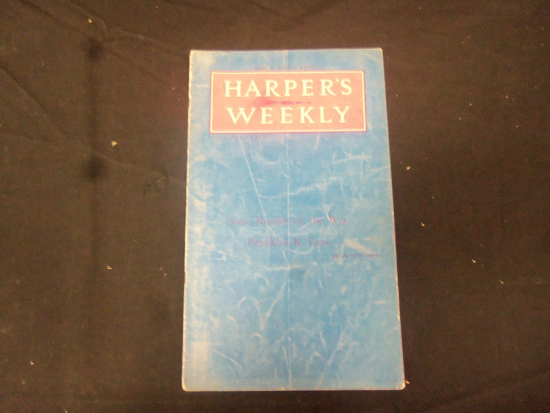 1915 APRIL 3 HARPER'S WEEKLY MAGAZINE - NICE ARTICLES & ILLUSTRATIONS - ST 2505