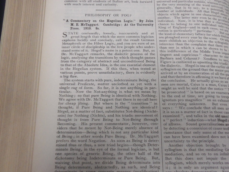 1910 SATURDAY REVIEW 2 BOUND VOLUMES - COMPLETE YR- PUBLISHED IN LONDON - R 1119