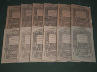 1859 HUNT'S MERCHANTS MAGAZINE AND COMMERCIAL REVIEW LOT OF 12 - WR 340C