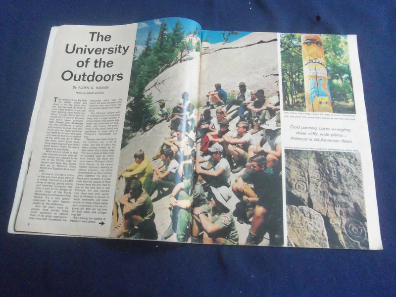 1971 JANUARY BOYS' LIFE MAGAZINE - PANNING FOR GOLD AT PHILMONT - SP 6481U