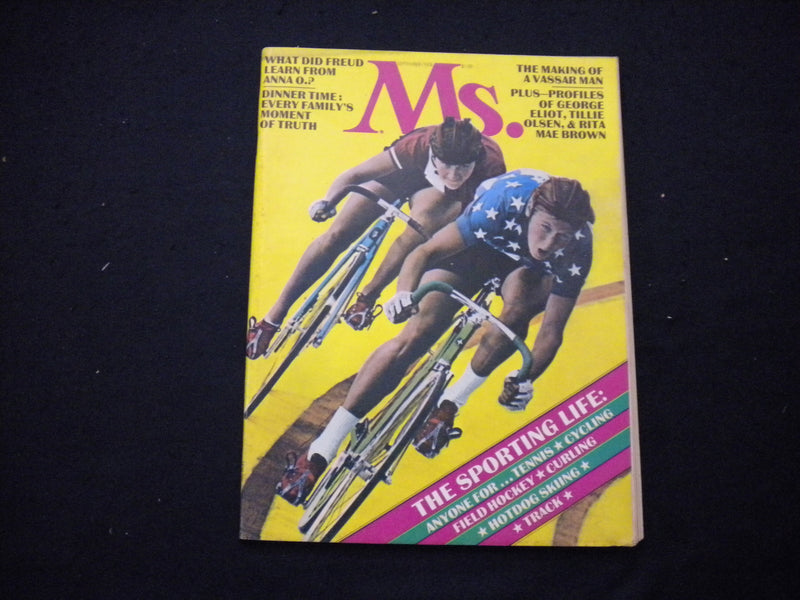 1974 SEPTEMBER MS. MAGAZINE - THE SPORTING LIFE: TENNIS, CYCLING, HOCKEY- B 639F