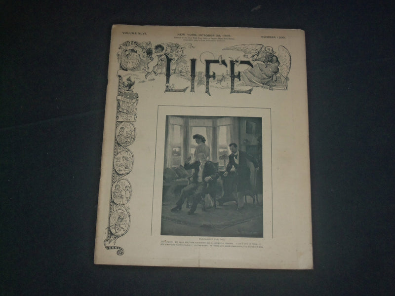 1905 OCTOBER 26 LIFE MAGAZINE - NICE ILLUSTRATIONS, ADS & STORIES - B 6213