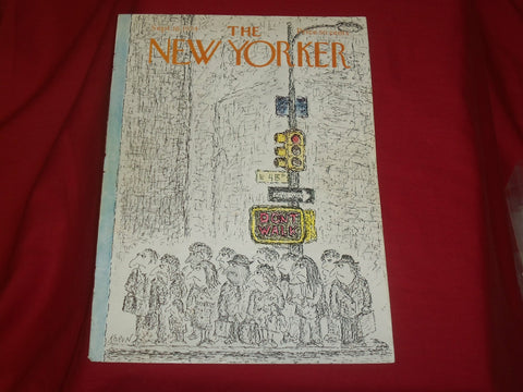 1974 SEPTEMBER 16 NEW YORKER MAGAZINE FRONT COVER ONLY - GREAT ART FOR FRAMING