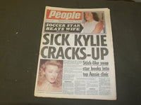 1989 APRIL 9 THE PEOPLE NEWSPAPER - SICK KYLIE MINOQUE CRACKS-UP - NP 3375