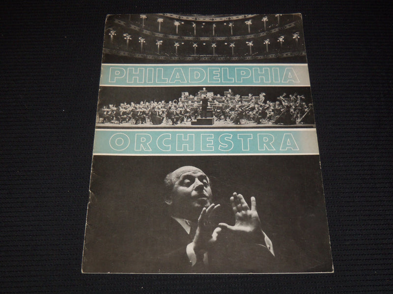 1956 PHILADELPHIA ORCHESTRA PROGRAM - ORMANDY - J 9517