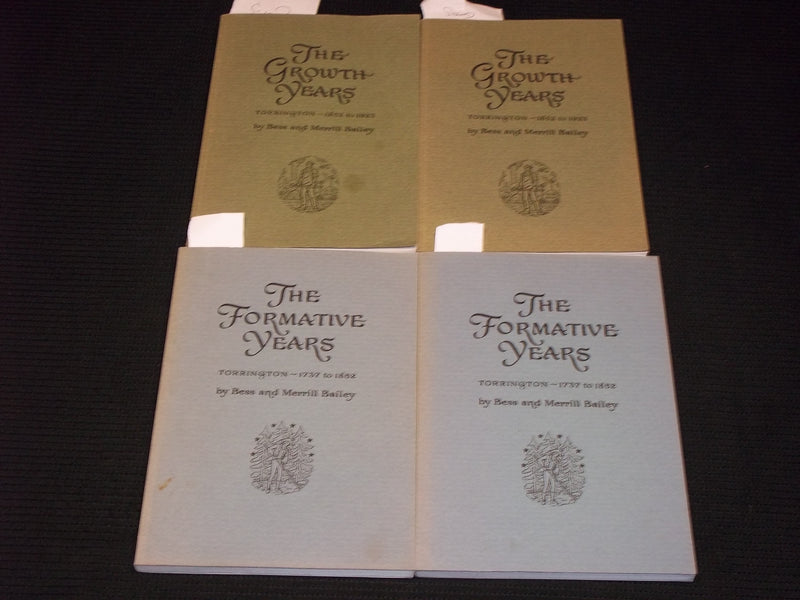 1975-1976 THE FORMATIVE - GROWTH YEARS BOOK LOT OF 4 - ALL SIGNED - J 7140