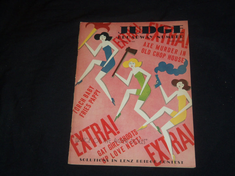 1929 NOV 16 JUDGE MAGAZINE - DANCE OF THE PAPER DOLLS - ST 5579