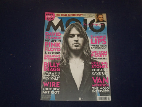2006 APRIL MOJO MAGAZINE - ENGLAND - DAVID GILMOUR OF PINK FLOYD - B 722
