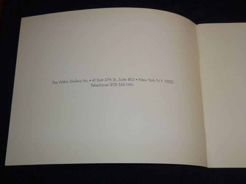 1976 GEORGE A TICE PORTFOLIO V CATALOG - THE WITKIN GALLERY INC. - J 8171