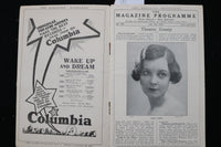 1929 WAKE UP AND DREAM! MAGAZINE PROGRAM - LONDON PAVILION - K 2453