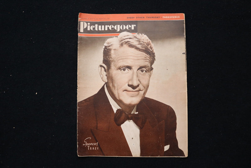 1948 AUGUST 14 PICTUREGOER MAGAZINE - SPENCER TRACY COVER - E 26036