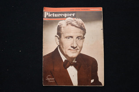 1948 AUGUST 14 PICTUREGOER MAGAZINE - SPENCER TRACY COVER - E 26036
