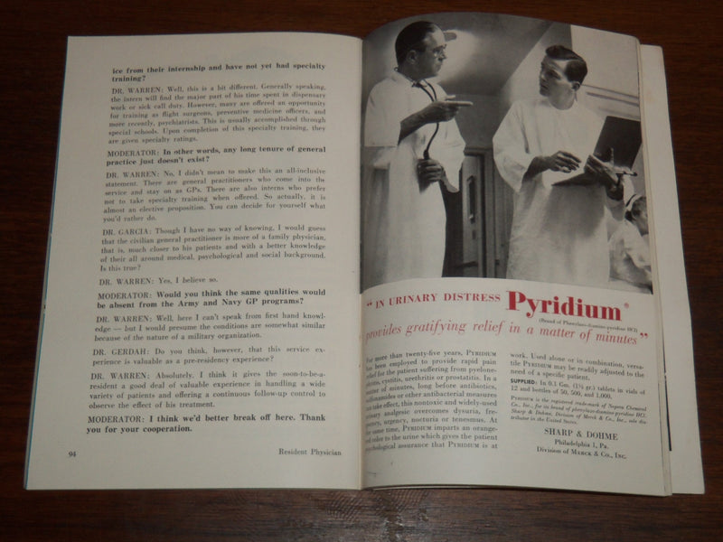 1956 FEBRUARY RESIDENT PHYSICIAN DIGEST MAGAZINE - HOSPITAL RESIDENT - K 1220