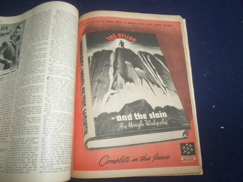 1942 MAY REDBOOK MAGAZINE - THE KILLER AND THE SLAIN - SP 4796U