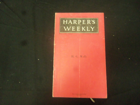 1914 SEPTEMBER 1 HARPER'S WEEKLY MAGAZINE- NICE ARTICLES & ILLUSTRATIONS-ST 2496