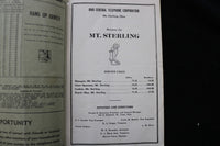 1950 SEPTEMBER MT. STERLING TELEPHONE DIRECTORY - STERLING, OHIO - K 3557
