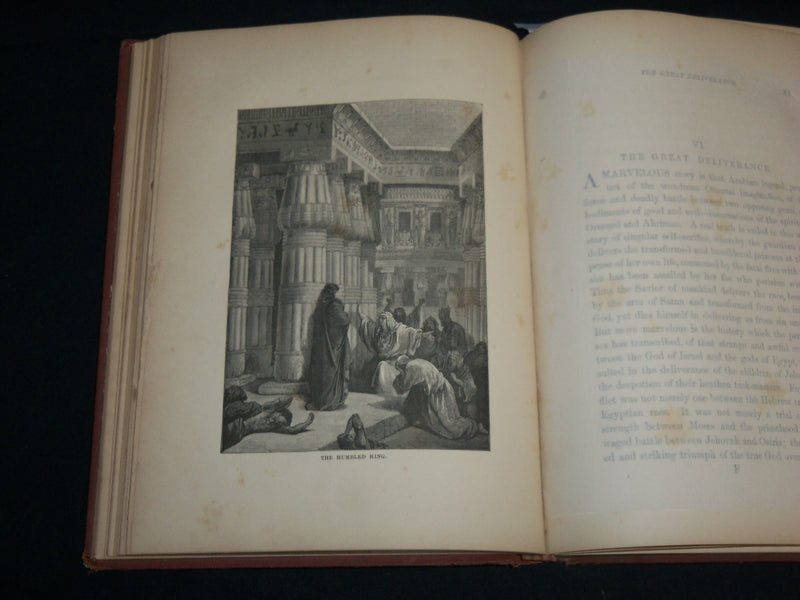 1870 OLD TESTAMENT SHADOWS HARDCOVER BOOK BY LYMAN ABBOTT - KD 6683