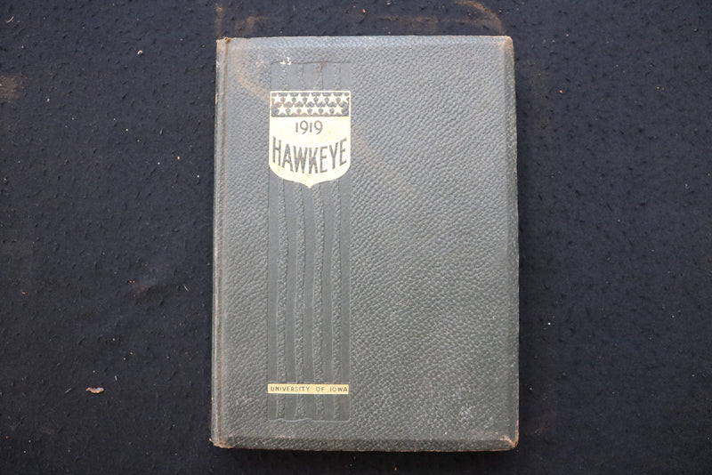 1919 THE HAWKEYE UNIVERSITY OF IOWA YEARBOOK - IOWA CITY, IOWA - YB 3536
