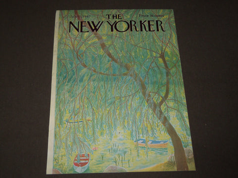 1967 JULY 15 NEW YORKER MAGAZINE FRONT COVER ONLY - GREAT ART FOR FRAMING