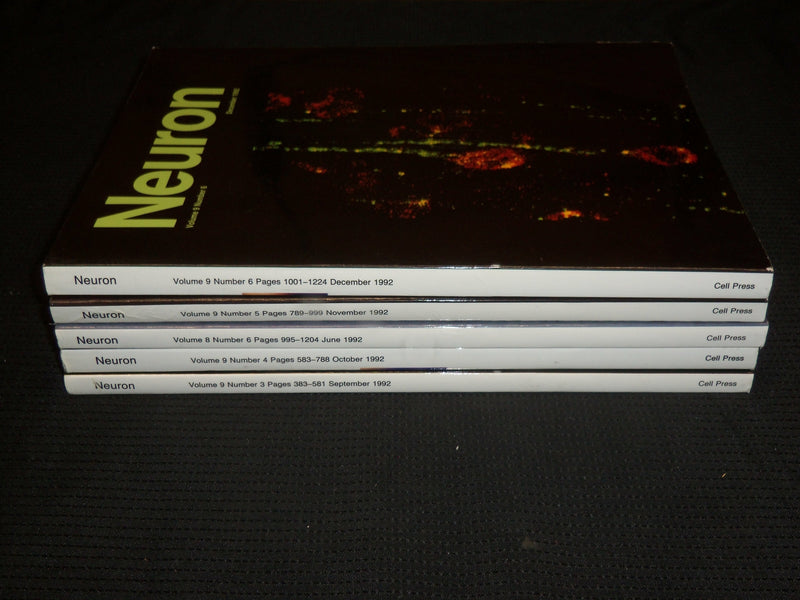 1992 NEURON MAGAZINE LOT OF 5 ISSUES - NICE COVERS & PHOTOS - O 3239C