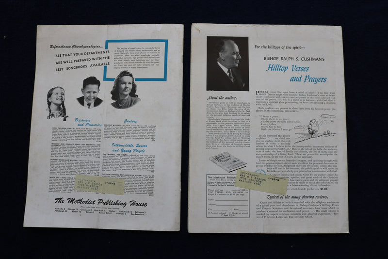 1945 WORLD OUTLOOK MAGAZINE - LOT OF 6 - O 3424