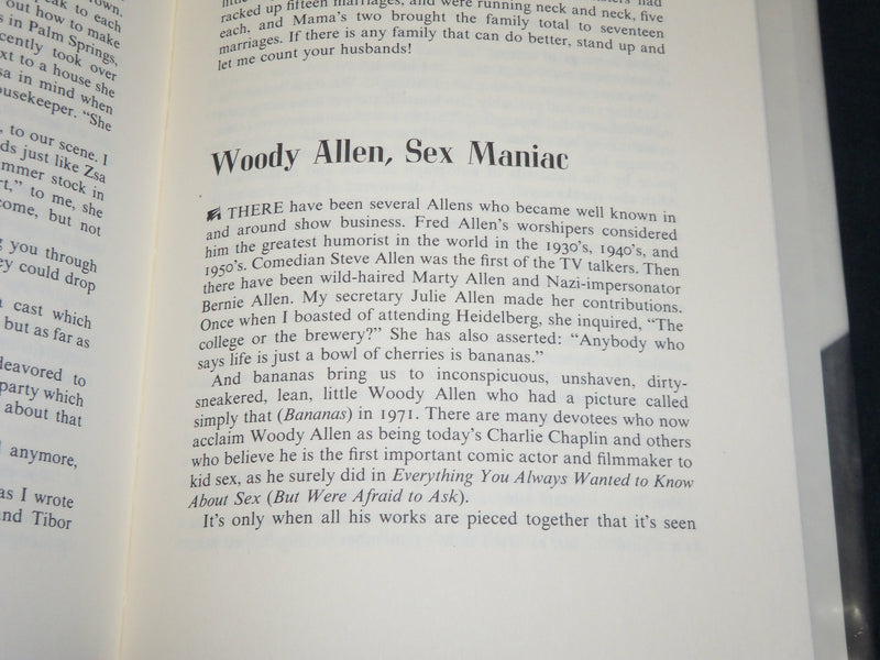 1974 SHOW BUSINESS LAID BARE HARDCOVER BOOK INSCRIBED BY EARL WILSON - D 455