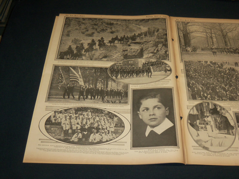 1916 JUNE 4 NEW YORK TIMES ROTO PICTURE SECTION - BELMONT PARK RACES - NT 8965