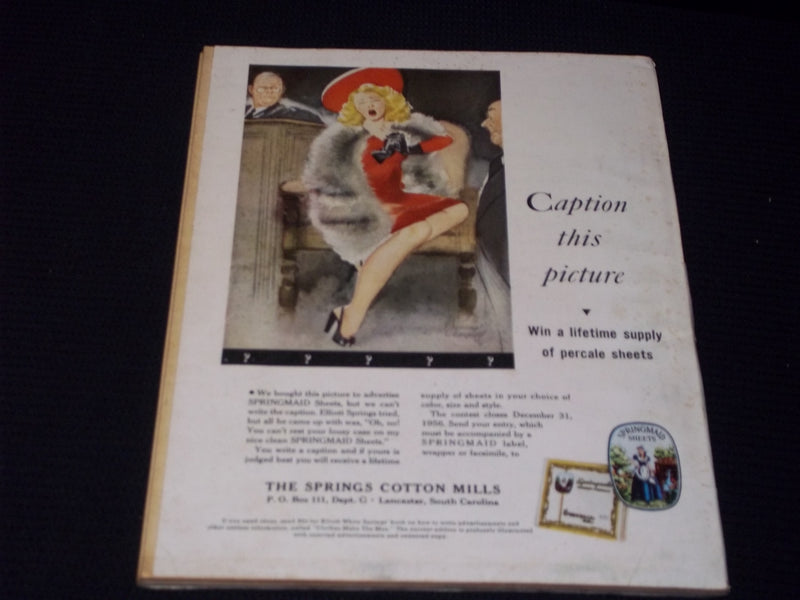 1956 JUNE REDBOOK MAGAZINE - NICE FASHION FRONT COVER - E 13994