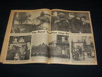 1952 FEBRUARY 8 NEW YORK DAILY NEWS - DRY-EYED QUEEN GOES TO WORK - NP 5403