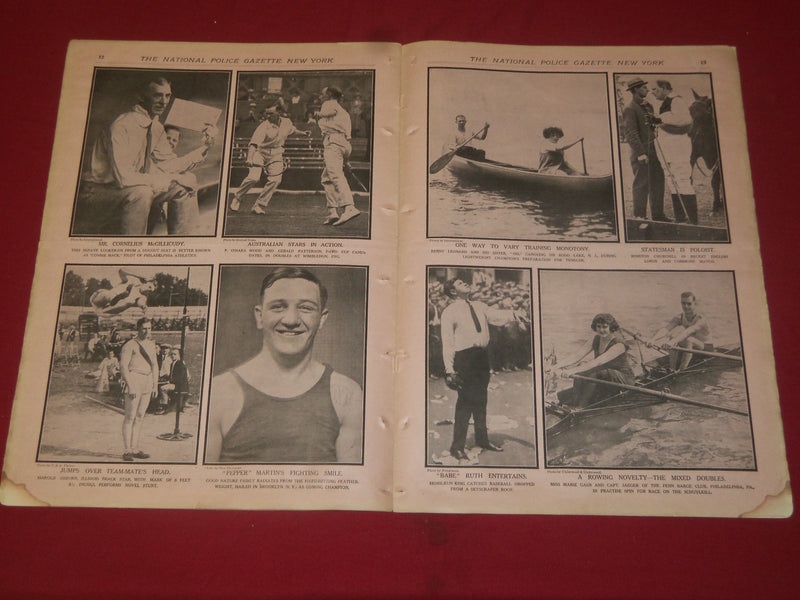1922 AUGUST 22 THE NATIONAL POLICE GAZETTE MAGAZINE - LEONARD & TENDLER - B 5750