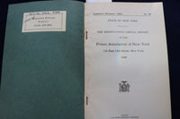 1929 PRISON ASSOCIATION OF NEW YORK ANNUAL REPORT SOFTCOVER BOOK - K 864
