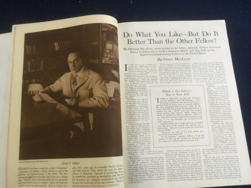 1924 JANUARY AMERICAN MAGAZINE - BEAUTIFUL COVER, STORIES & ADS - ST 1240W