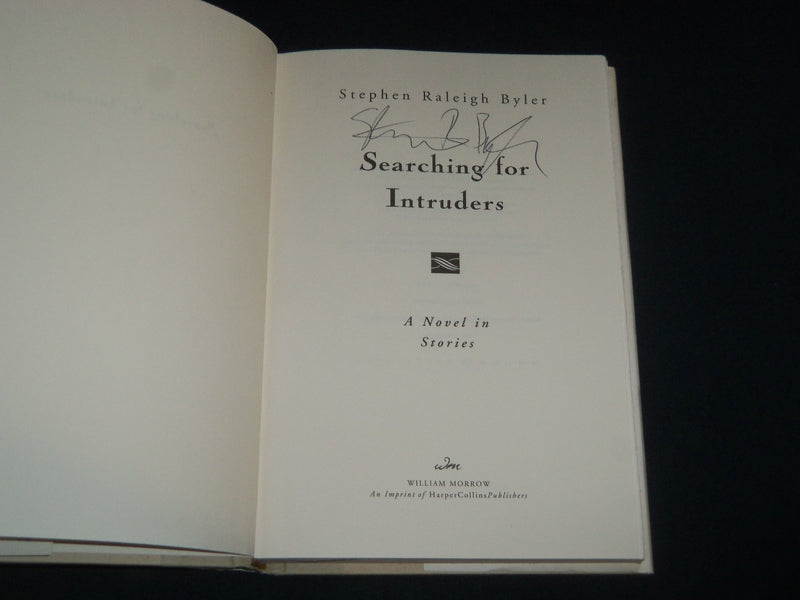 2002 SEARCHING FOR INTRUDERS BOOK SIGNED BY STEPHEN RALEIGH - FIRST EDN- KD 5545