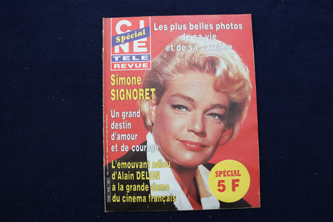 1985 OCTOBER 3 CINE TELE REVUE MAGAZINE - SIMONE SIGNORET COVER - E 12053