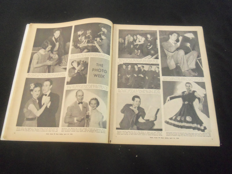 1938 APRIL 23 RADIO GUIDE MAGAZINE - HAL KEMP COVER - SP 9517M