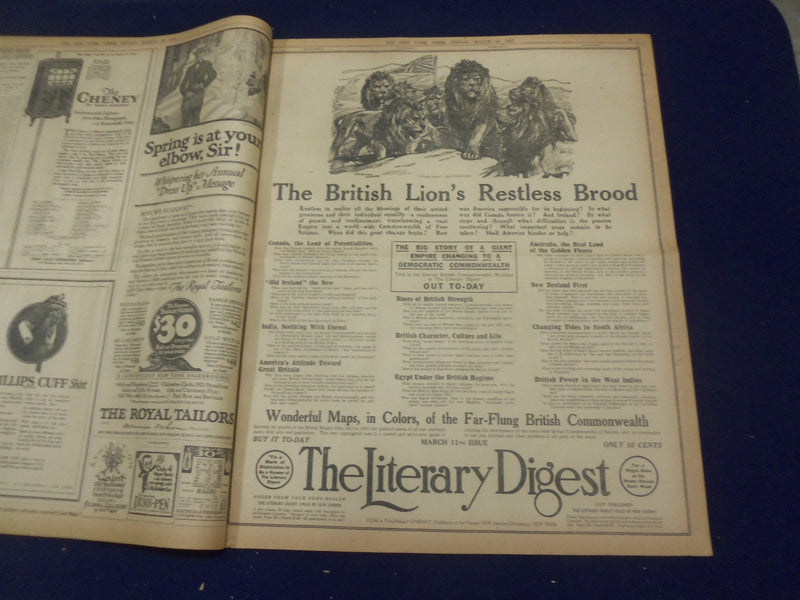 1922 MARCH 10 NEW YORK TIMES - MONTAGU FORCES TO RESIGN OFFICE - NT 8311
